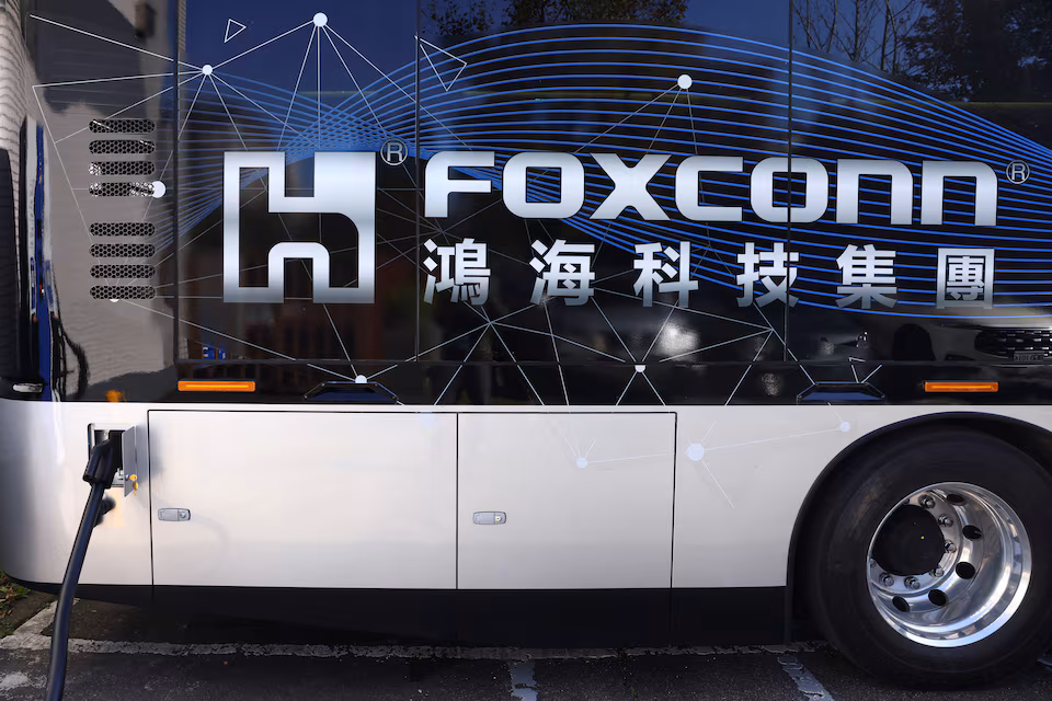 Foxconn second-quarter revenue jumps, company cautions on geopolitics.
