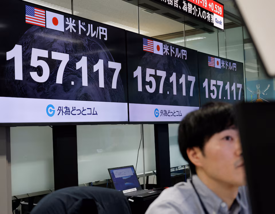 Yen jumps sharply as Japan warns it is ready to intervene again.