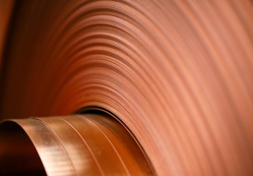 Copper Poised For Best Year Since 2009 After December Surge.