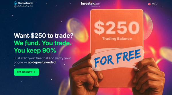 We fund. You trade. You keep 90%. Every client from the EU and UK will receive a $250 bonus upon mobile phone verification.